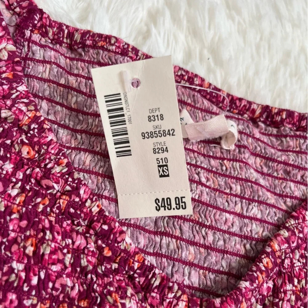 Aeropostale NWT Floral Crop Top Size XS - Picture 9 of 11